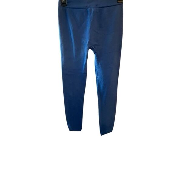 Royal Blue Fleece Lined Legging Size One Size - Picture 1 of 6